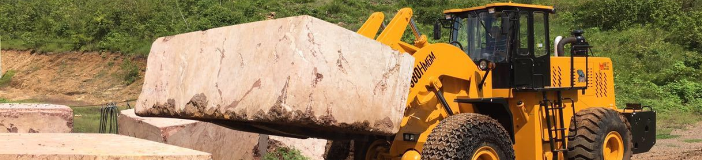China stone mine forklift laoder 32 ton works