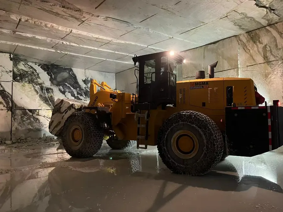 mgma forklift loader at underground mine site